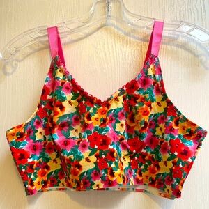 Ruby Ribbon demiette, size 36, floral